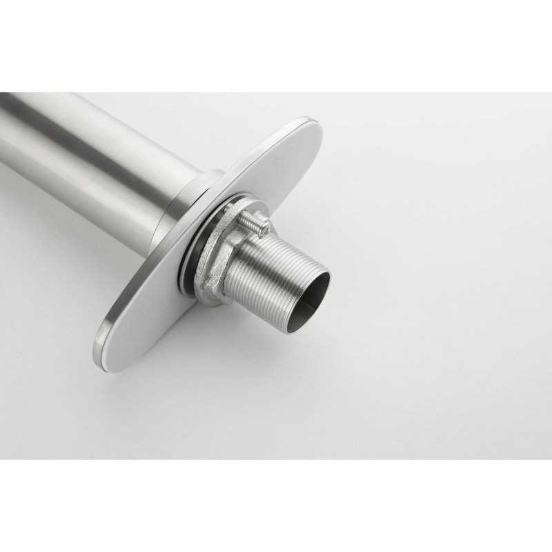 Single Handle Bathroom Sink Faucet - Modern, Brushed Nickel Plating, Stainless Steel, Expeditious Mounting Scheme Modern Vanity In Easy Installation & Operation