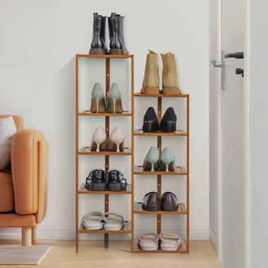 10 Tiers Shoe Rack Tall Shoe Storage Shelf Boots Organizer for Entryway  Bedroom