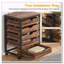 Armoire de rangement avec tiroir en bois