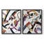 Série ABSTRACT LXVI - reproduction encadrée de qualité supérieure - prête à être accrochée - aucun clou requis - aucun clou requis-1666736477-1666736469