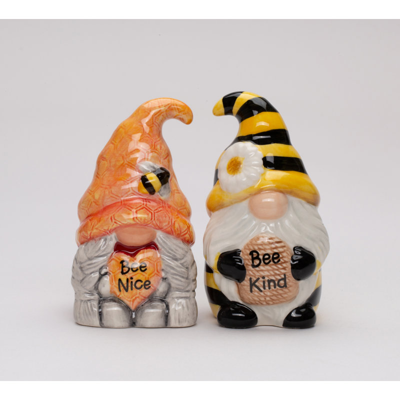Bee Gnome Salt And Pepper