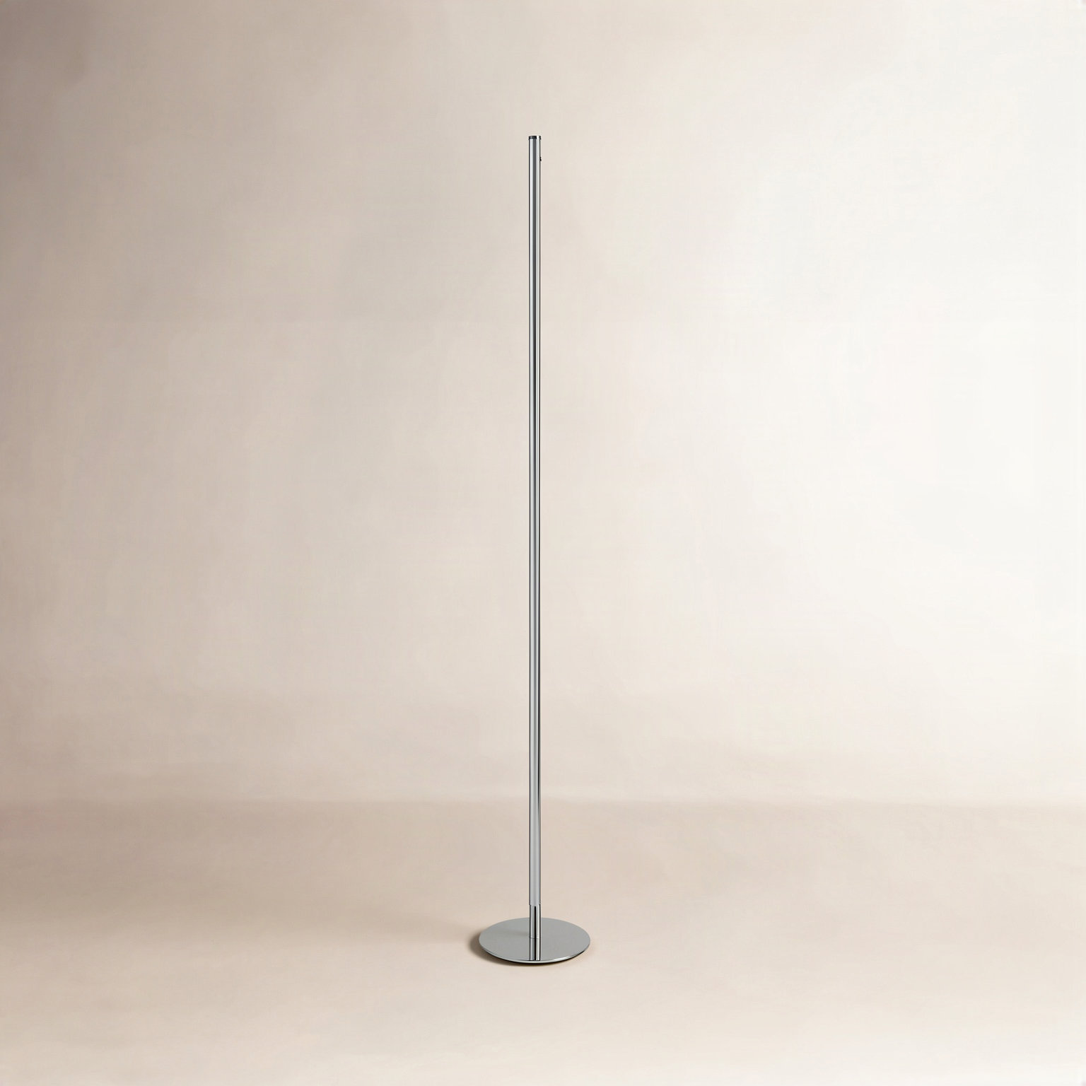 Juaquin 59.5'' Dimmable LED Floor Lamp, Chrome
