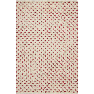 Tapis rouge/blanc Funston