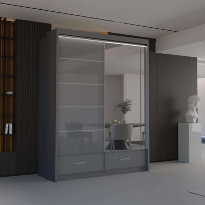 Bahos 3 Door Manufactured Wood Wardrobe