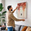 Figure in Motion Boho 1 Piece Wrapped Canvas Wall Art-23246721-23246733