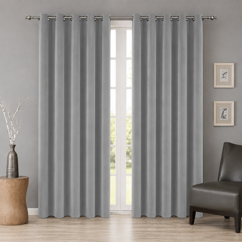 Room Darkening Curtain Panel Pair, 168 cm X 137 cm
