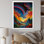«Rainbow Mountain Landscape At Sunset», reproduction sur toile