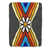 Dark Gray/Orange/Blue Abstract