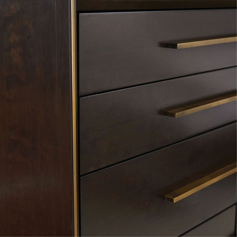 Commode 8 tiroirs, Espresso
