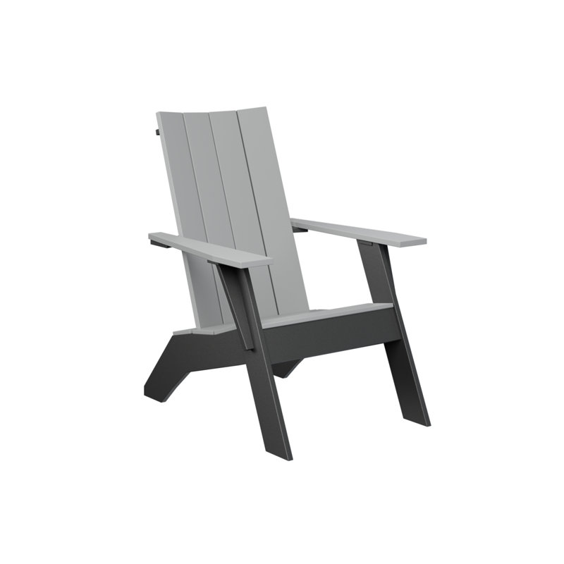Chaise Adirondack nordique Berlin Gardens, Fog/Matte Black