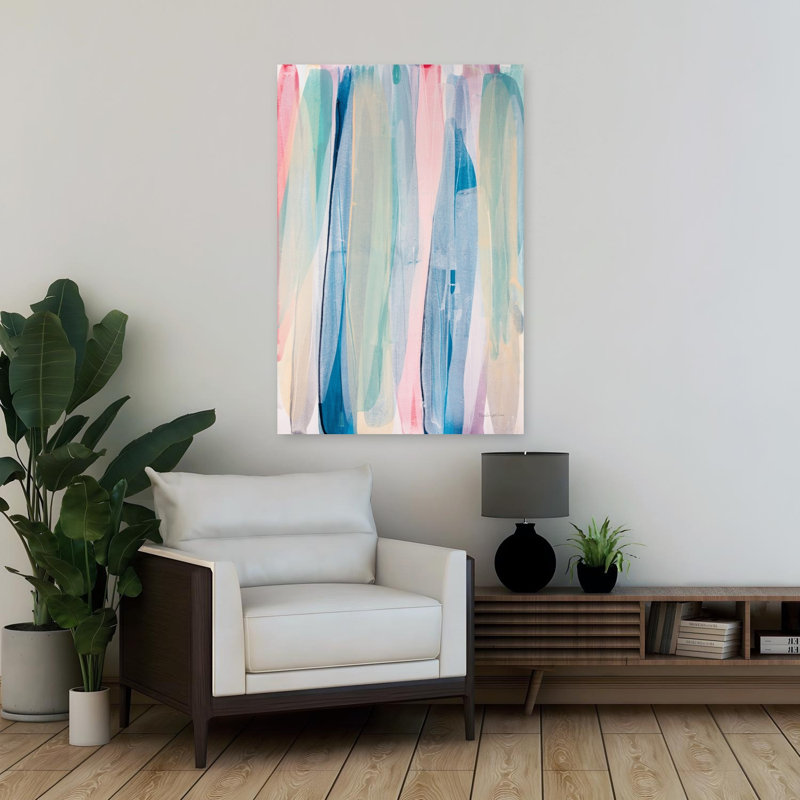 Acapulco II, art contemporain abstrait, H 36 po x l 24 po
