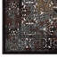 Tapis brun foncé et bleu argenté Westia-26713044