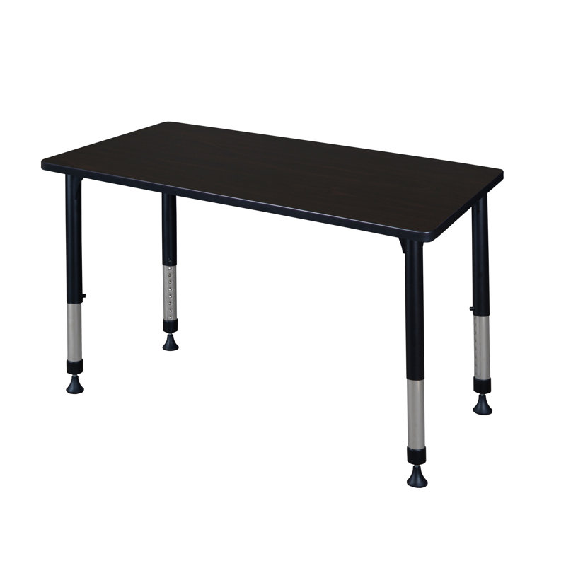 Table de formation à hauteur réglable Albaugh, Gris, H 34 po x L 60 po x l 30 po
