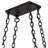 48" Long Neo 3 Light Pot Rack