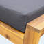 Table basse d'extérieur en bois d'acacia