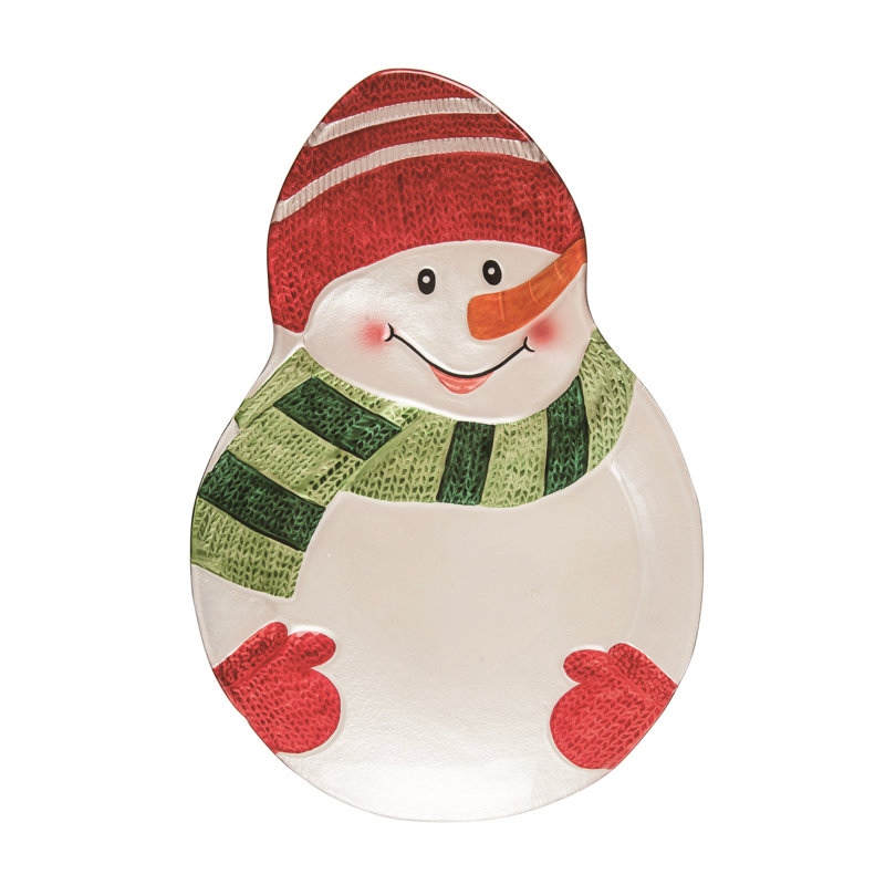 The Holiday Aisle® Greyling Glass Platter