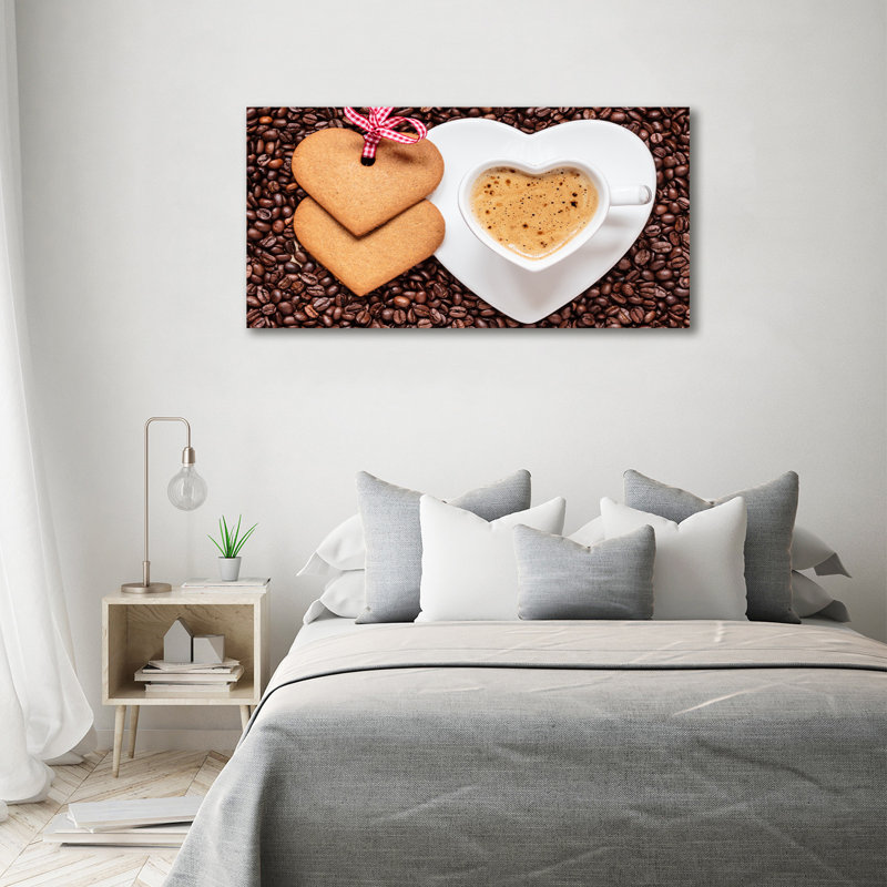 Coffee And Gingerbreads - No Frame Print on Canvas