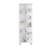 Crovie Linen 63-Inch High Bathroom Cabinet Storage Cabinet With Four Open Shelves