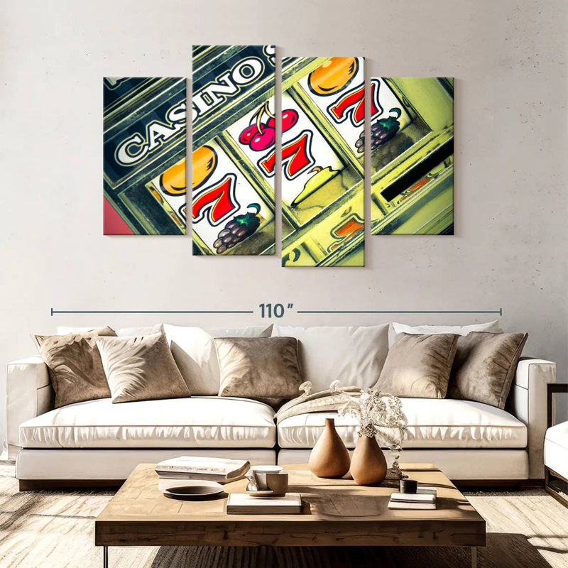 Senne Slot Machine Display, 54" H x 84" W