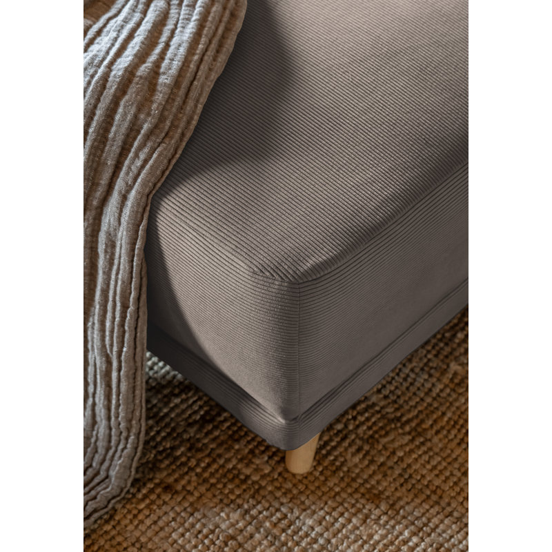 Lazy Lukka 8 Seater Sofa Bed, Brown, Left Hand Facing