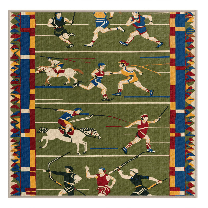  Tapis lavable Pentathlon Sports, Carré 7 pi