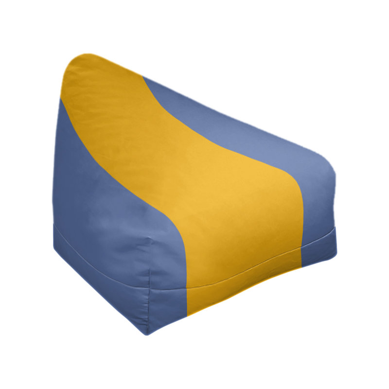 Fauteuil à billes Washington, 27 po x 27 po x 30 po, Bleu basketball / jaune basketball / bleu basketba