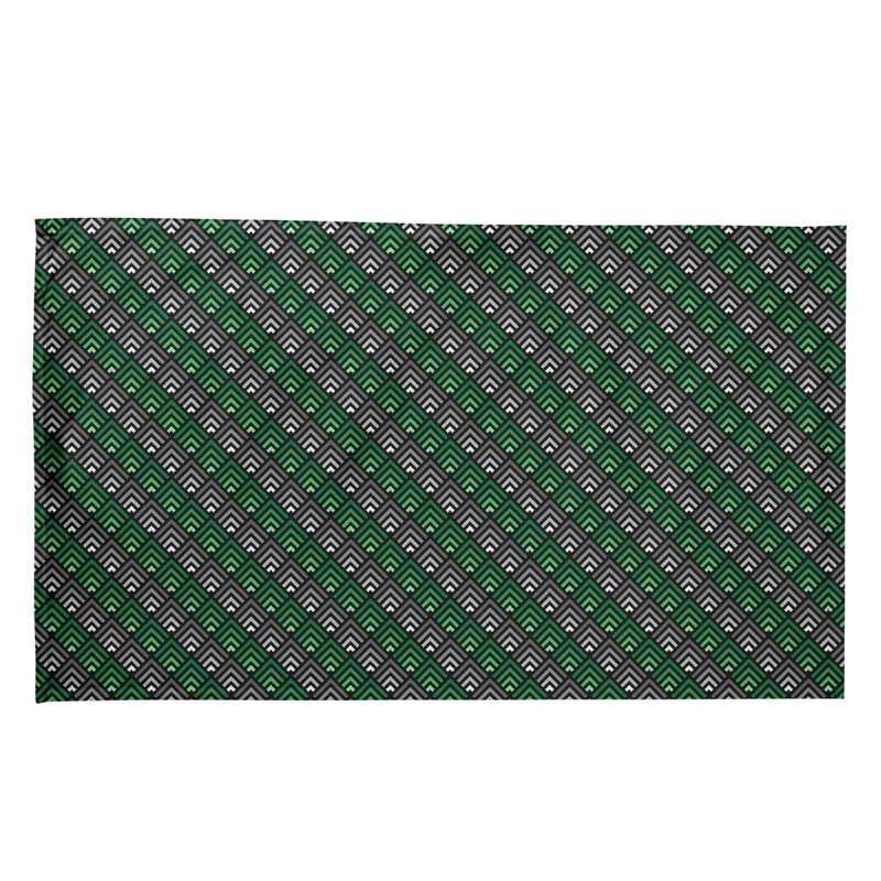 Mcguinness Tea Towel Kitchen Towel, Poly Twill, Forest/Coin
