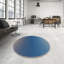 Tapis bleu/crème à motifs-340499991