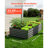 Galvanized Raised Garden Beds, 6.67 x 3.35 x 1.51 ft, Rectangular Metal Planter Boxes Kit Outdoor, Elevated Planting Box with Gloves, Alu-Zinc, for Growing Flowers Vegetables, Dark Gray-1776257068-1776257069