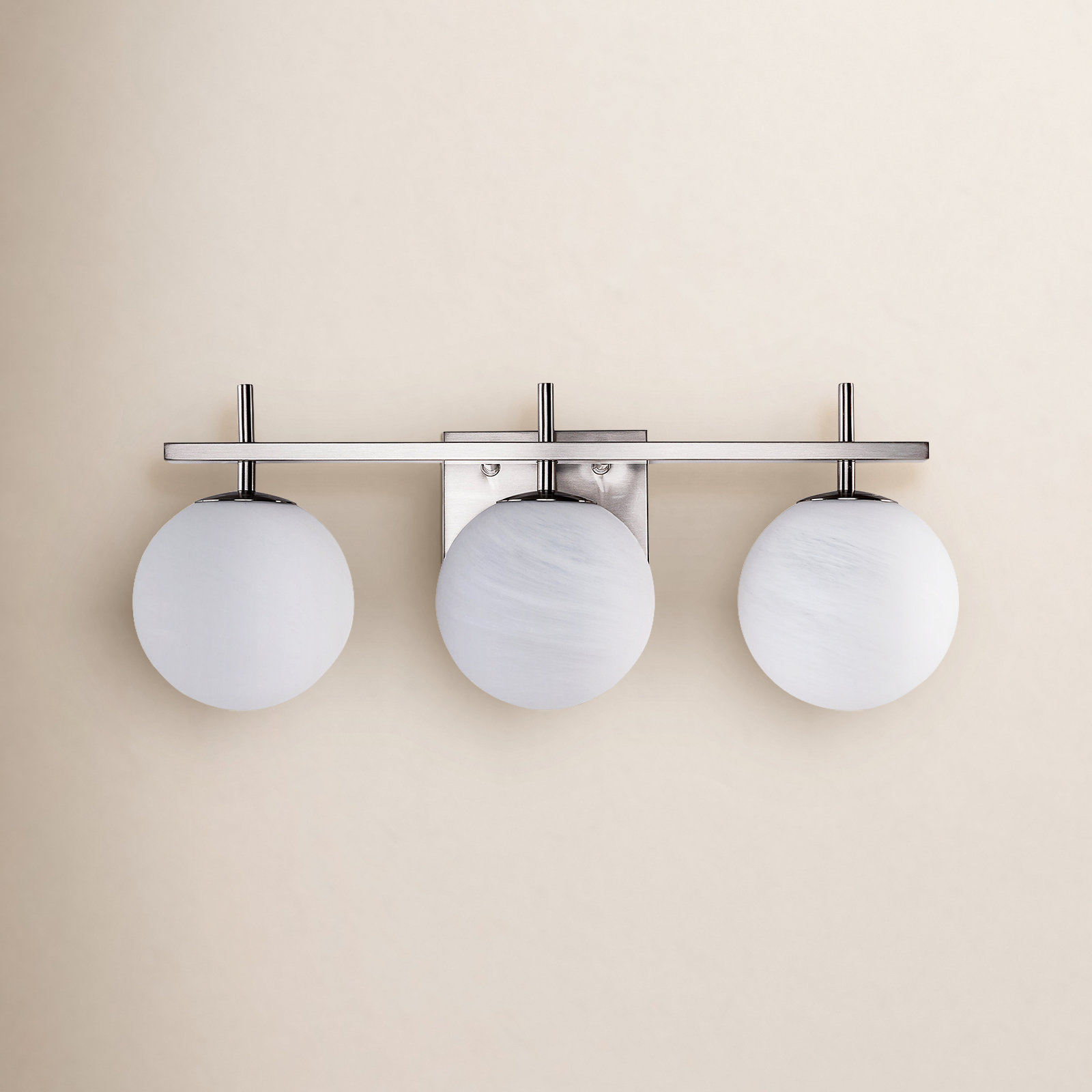 Lio Vanity Light, Polished Nickel, 3