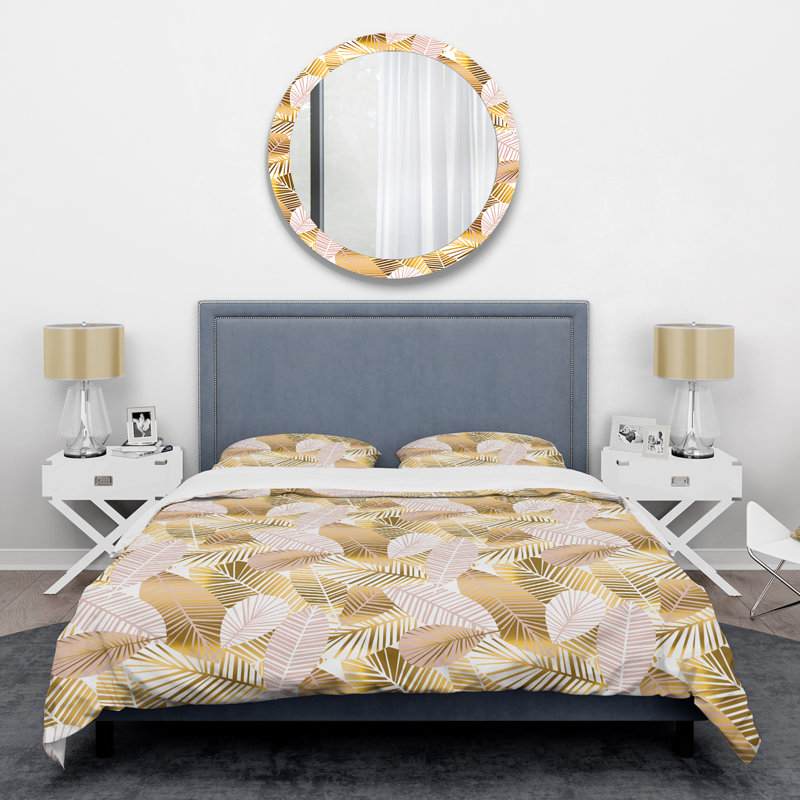 King Multicolor Abstract Microfiber Duvet Cover Set