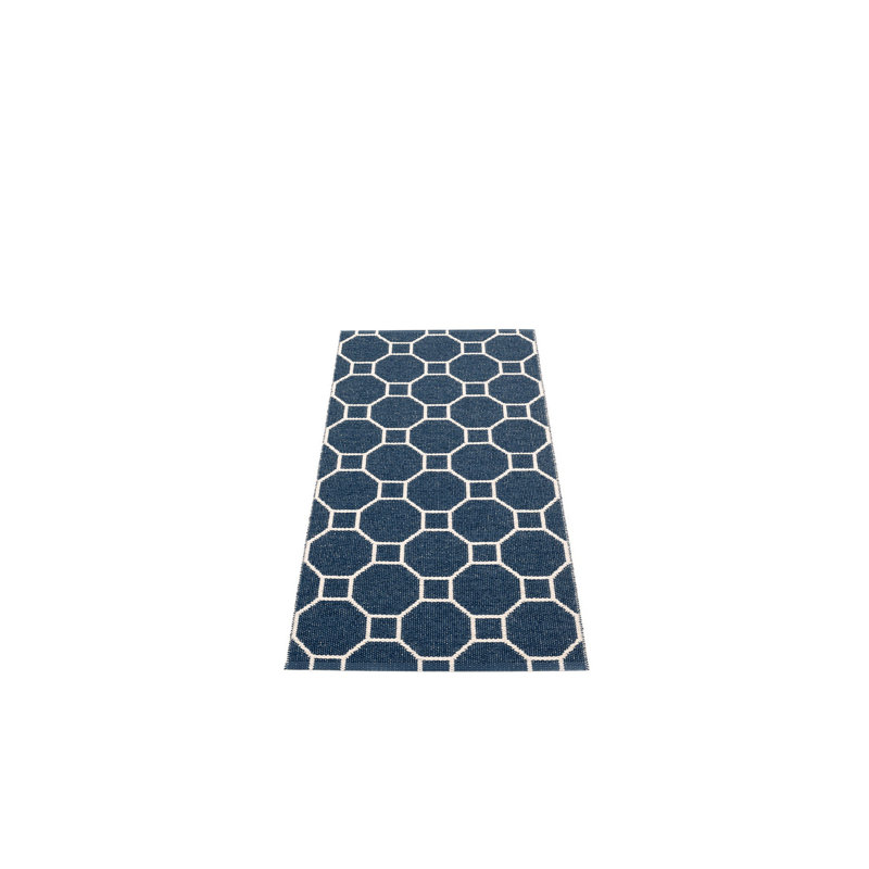 Rug RAKEL Dark Blue 2.25 x 5 ft, Runner 2'4" x 5'
