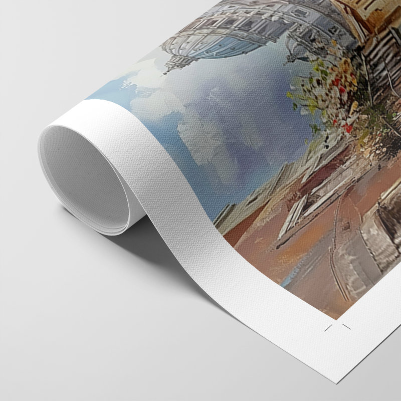 Paysages de la série CCCCL XXXV - Impression sur toile seulement - NON-CADRE, H 18 po x l 12 po