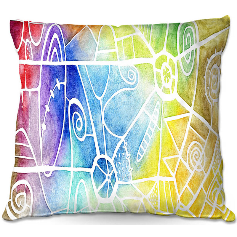  Housse et insert de coussin Couch Vibrant Boogie, 16 po x 1 po