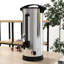 Distributeur d'eau chaude de qualité commerciale avec percolateur à café. Capacité de 110 tasses. Boisson chaude en acier inoxydable 16L pour les événements de restauration. Argent