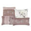Ensemble d'édredon floral 7 pièces mauve poussiéreux-124010094