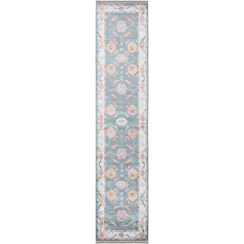 Ikat Indoor Rug, Runner 2'7" x 12'