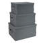Boîte de rangement en polyester pliable Bigso-41615711-41615708