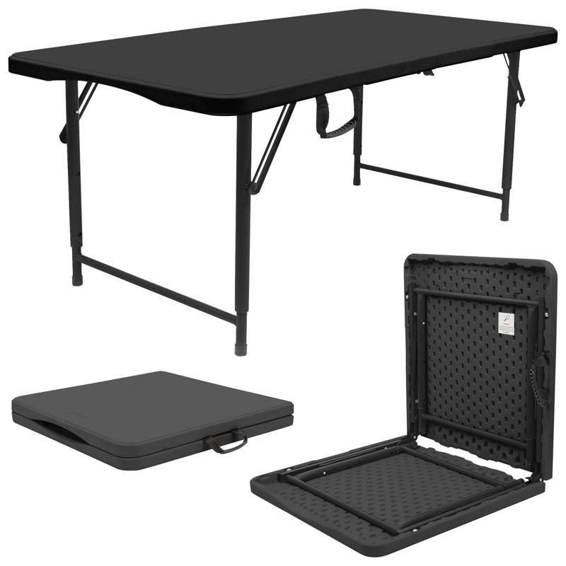 120cm Rectangular Adjustable Folding Table