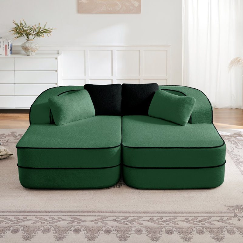 Canapé Canapé 77,2 "Teddy, Vert