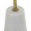 Ouragan floral en fer 14,2 x 3,5 x 19,7 po avec base en marbre
