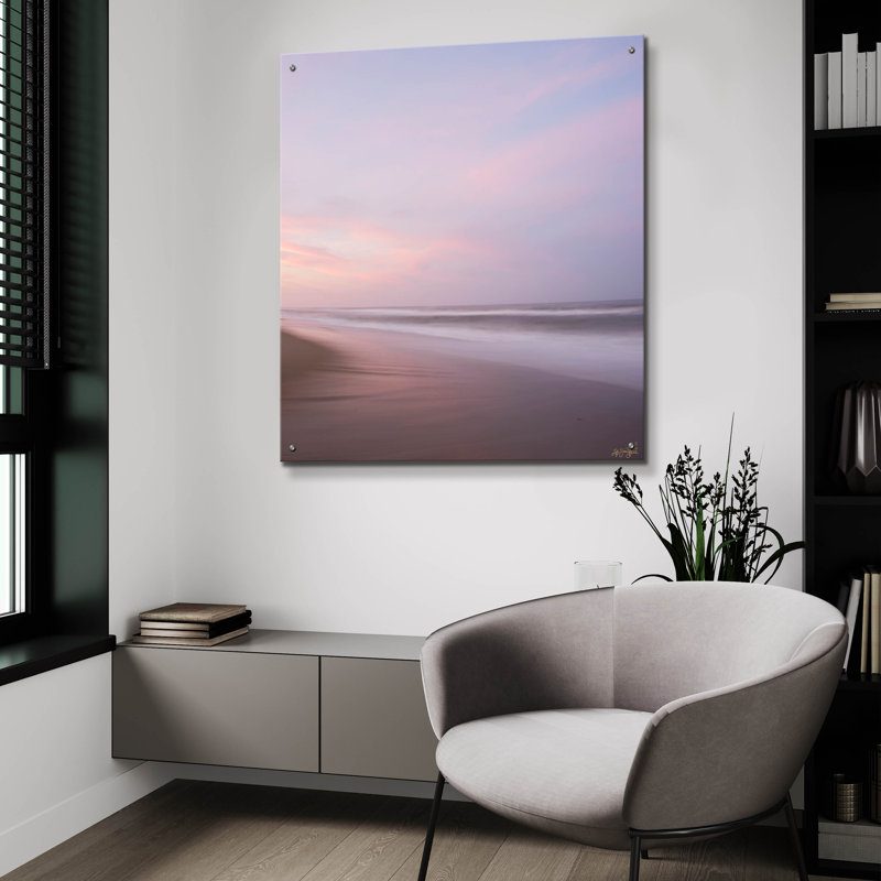  «Ocean Perfection Sunset 2» par Life BeautifuLEE, art mural en verre acrylique, H 36 po x l 36 po x P 0,2 po
