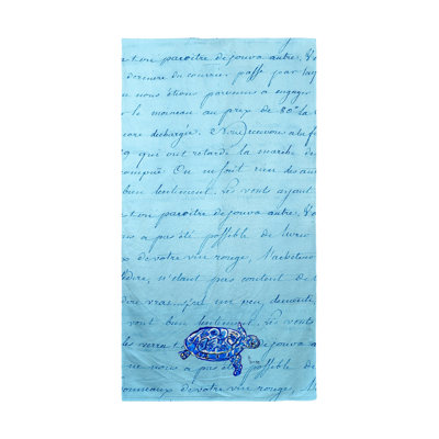 Serviette de plage script turtle beach Ritchey