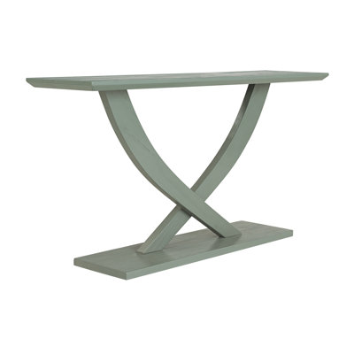 Console en bois massif 57,25 po Lyndel