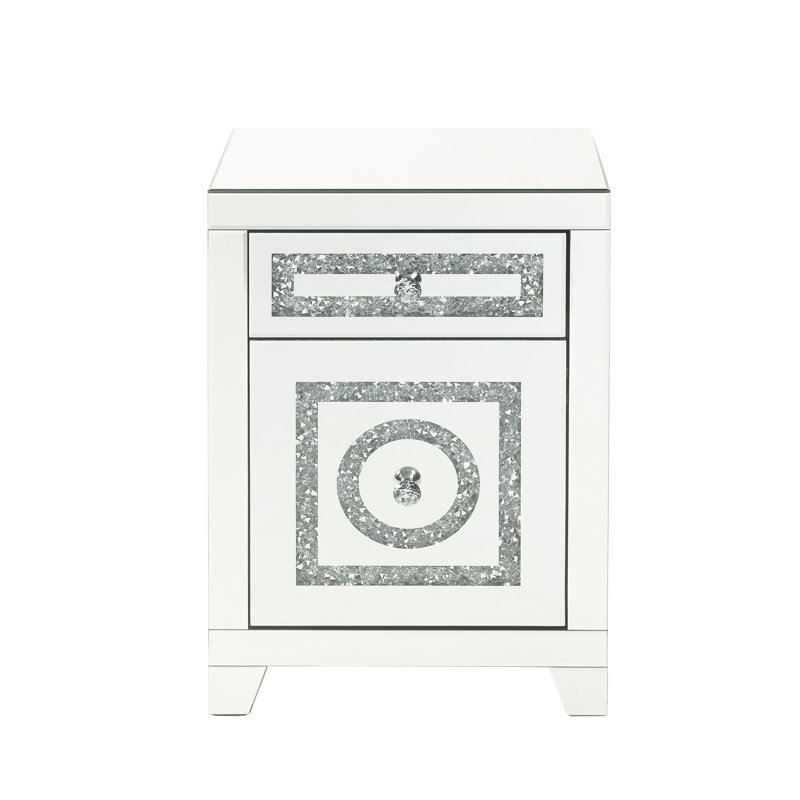 Table d'appoint Sparkling Faux Diamonds