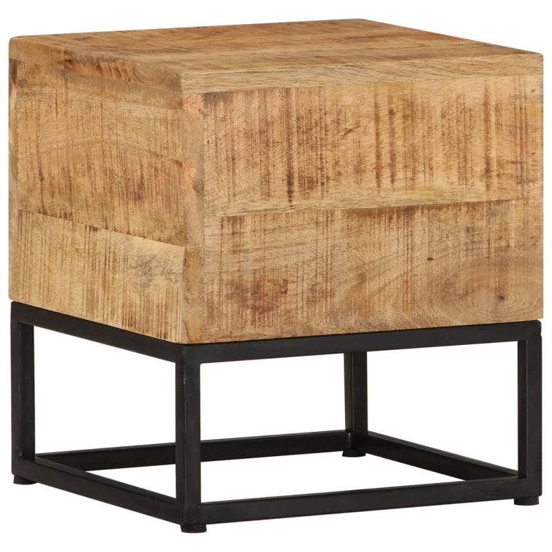 Danyluk Solid Wood End Table, Natural