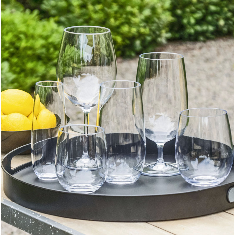 Laya Acrylic Wine Glass - Clear - 22 oz