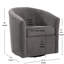Fauteuil d'appoint rotatif Odessa-444760669