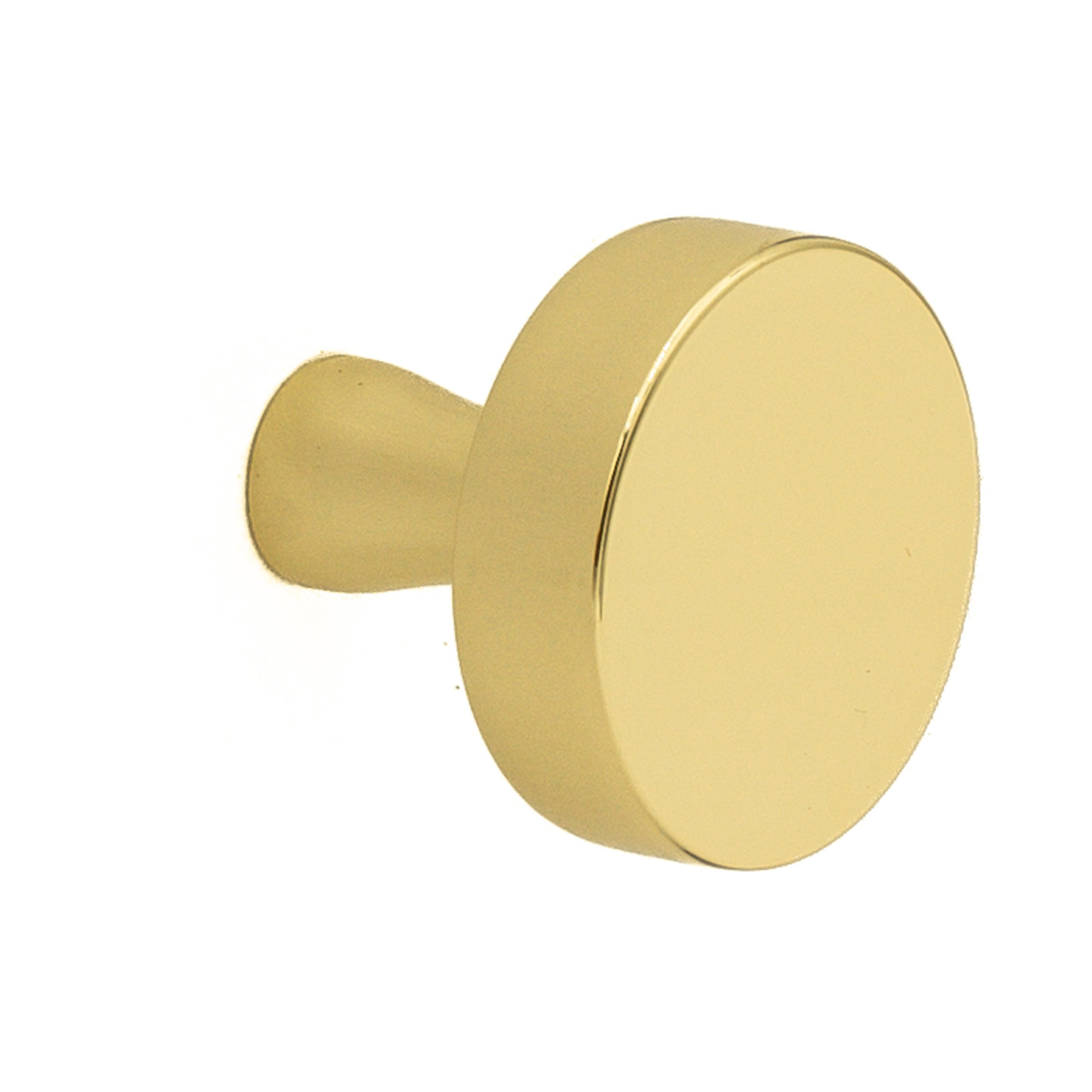The Perfect Knob 1-1/8" Round Knob, Polished Gold