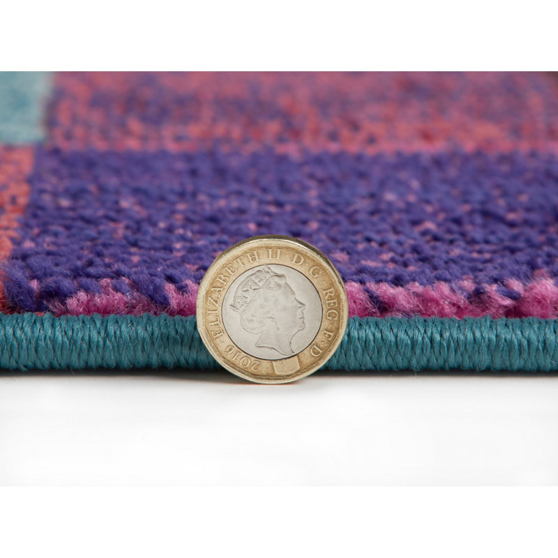 Anthonia Geometric Area Rug, Rectangle 80 x 150 cm